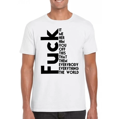 Fuck… férfi póló