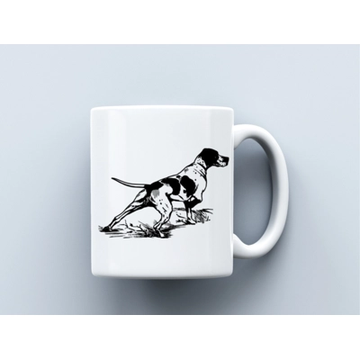 Kutya mintás bögre