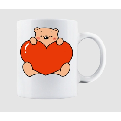 Szerelmes maci bögre