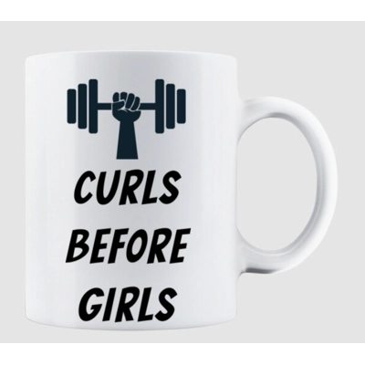 Curls before girls bögre