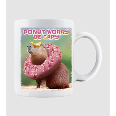 Donut worry be capy bögre Donut worry be capy bögre