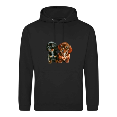 Kutyás kapucnis pulóver