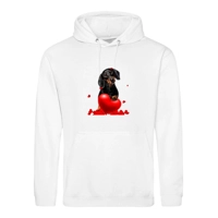 Kutyás kapucnis pulóver