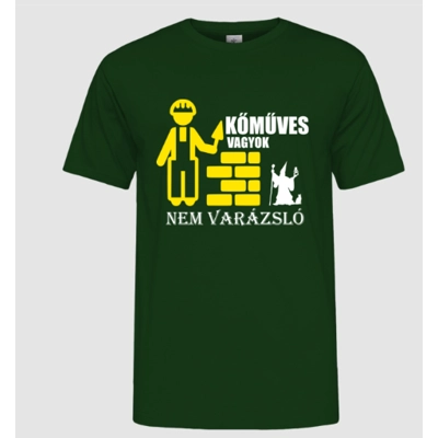 Kőműves vagyok férfi póló