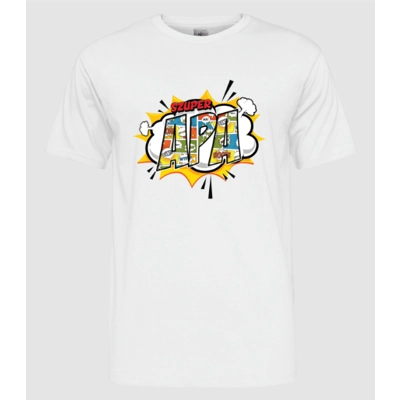 Super apa férfi póló