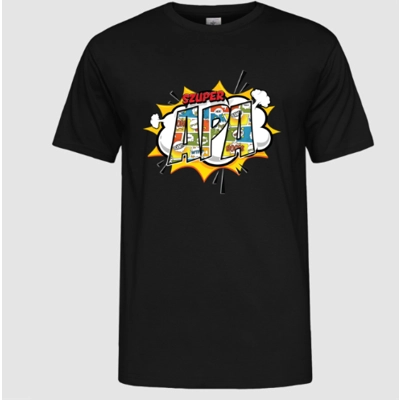 Super apa férfi póló