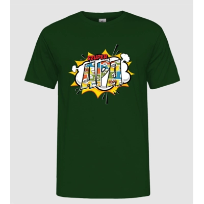 Super apa férfi póló