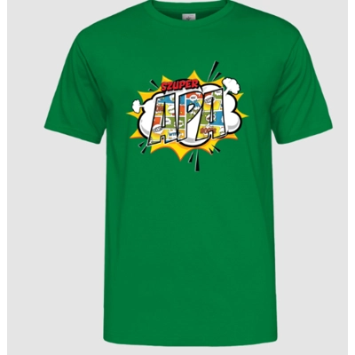 Super apa férfi póló