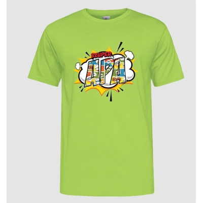 Super apa férfi póló