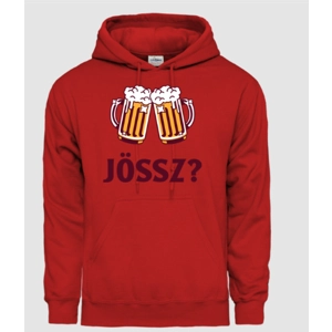 Jössz? Férfi kapucnis pulóver