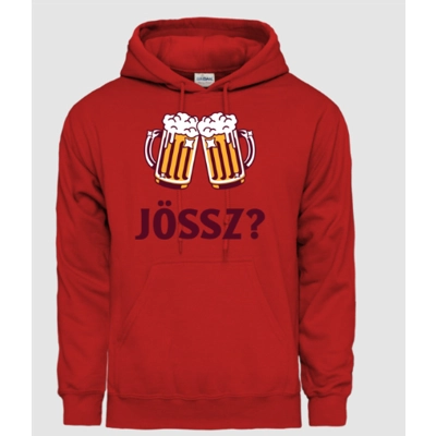 Jössz? Férfi kapucnis pulóver