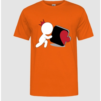 Szív puzzle férfi póló Szív puzzle férfi póló