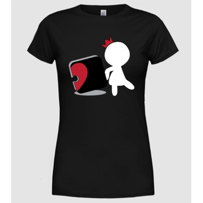 Szív puzzle női póló Szív puzzle női póló