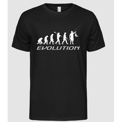 Horgász evolúció férfi póló