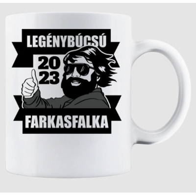 Legénybúcsú bögre