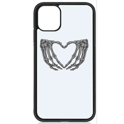 Csontváz kéz szív telefontok