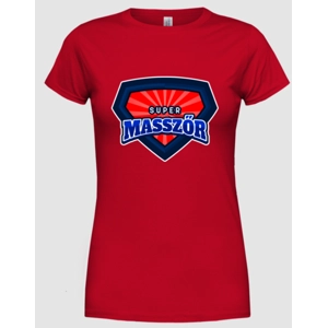 Szuper masszőr női póló