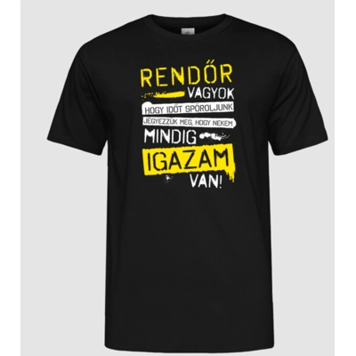 Rendőr vagyok... férfi póló Rendőr vagyok... férfi póló