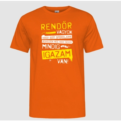 Rendőr vagyok... férfi póló Rendőr vagyok... férfi póló