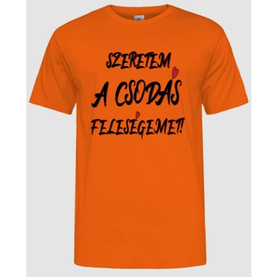 Szeretem a csodás feleségem férfi póló Szeretem a csodás feleségem férfi póló