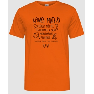 Kedves matek... férfi póló