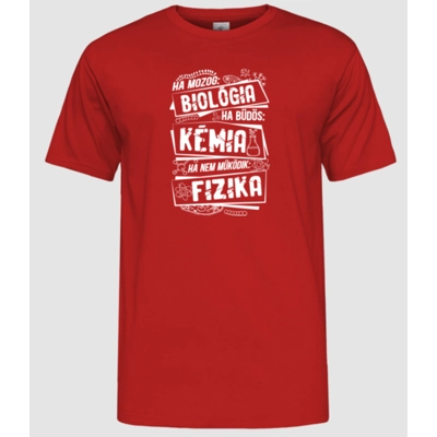 Ha mozog: biológia... férfi póló Ha mozog: biológia... férfi póló