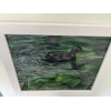Duck in The Pond - acrylic on canvas 30x30 cm direct from artist