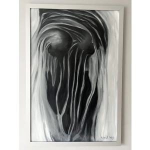 "Wet Silk" Oil on Canvas 24x36” original painting