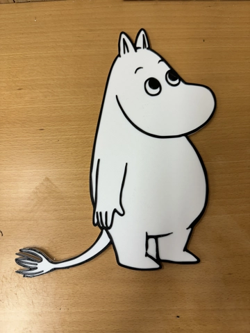 Múmínsnáði á platta