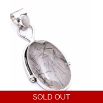 Black Rutile and Moonstone P..