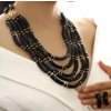 Synthetic Black Onyx Necklace