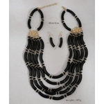 Synthetic Black Onyx Necklace