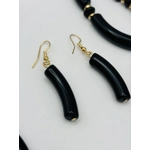 Synthetic Black Onyx Necklace