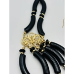 Synthetic Black Onyx Necklace