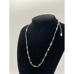 18K White Gold Plated Stainless Steel 304 Cross Necklace