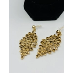 Luxury Jewelry Set Wholesale Elegant Bridal Wedding Prom Red Crystal Statement Earrings Rhinestone