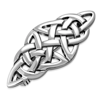 925 Silver Celtic Knot Brooch