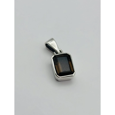 925 Silver Smokey Quartz Pendant 925 Silver Smokey Quartz Pendant