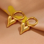 Titanium Steel Gold Jewellery Set