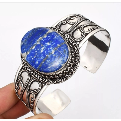 Lápis Lazuli Handmade Adjustable Bangle