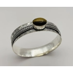 Natural Tiger Eye Handmade Bangle.