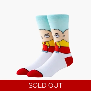 Men's Cartoon Anime Crew Socks