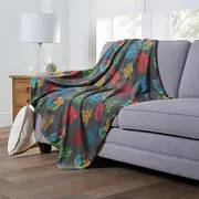 Harry Potter Houses of Wizards Micro Raschel Throw Blanket
