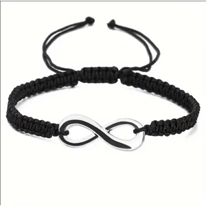 Unisex Braided Woven Infinite Infinity 8-shaped Bracelet