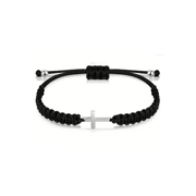 Metal Cross Braided Unisex Bracelet,