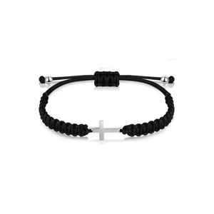 Metal Cross Braided Unisex Bracelet,