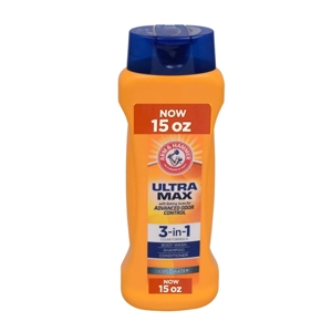 Arm & Hammer Ultra Max 3-in-1 Shampoo Conditioner Body Wash (Fresh Scent) 15 oz