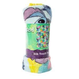 Disney Stitch 40 x 50 Inch Silk Touch Throw Blanket (2 Designs)