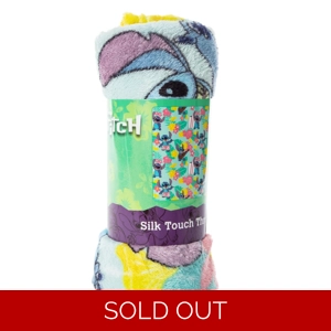 Disney Stitch 40 x 50 Inch Silk Touch Throw Blanket (2 Designs)