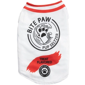 White Bite Paw Pup Seltzer Dog Costume